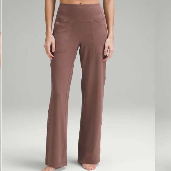 Lululemon Tan / Light Brown Align Hi-Rise Wide-Leg Pant | Size 2, 31” Inseam EUC - Picture 1 of 9